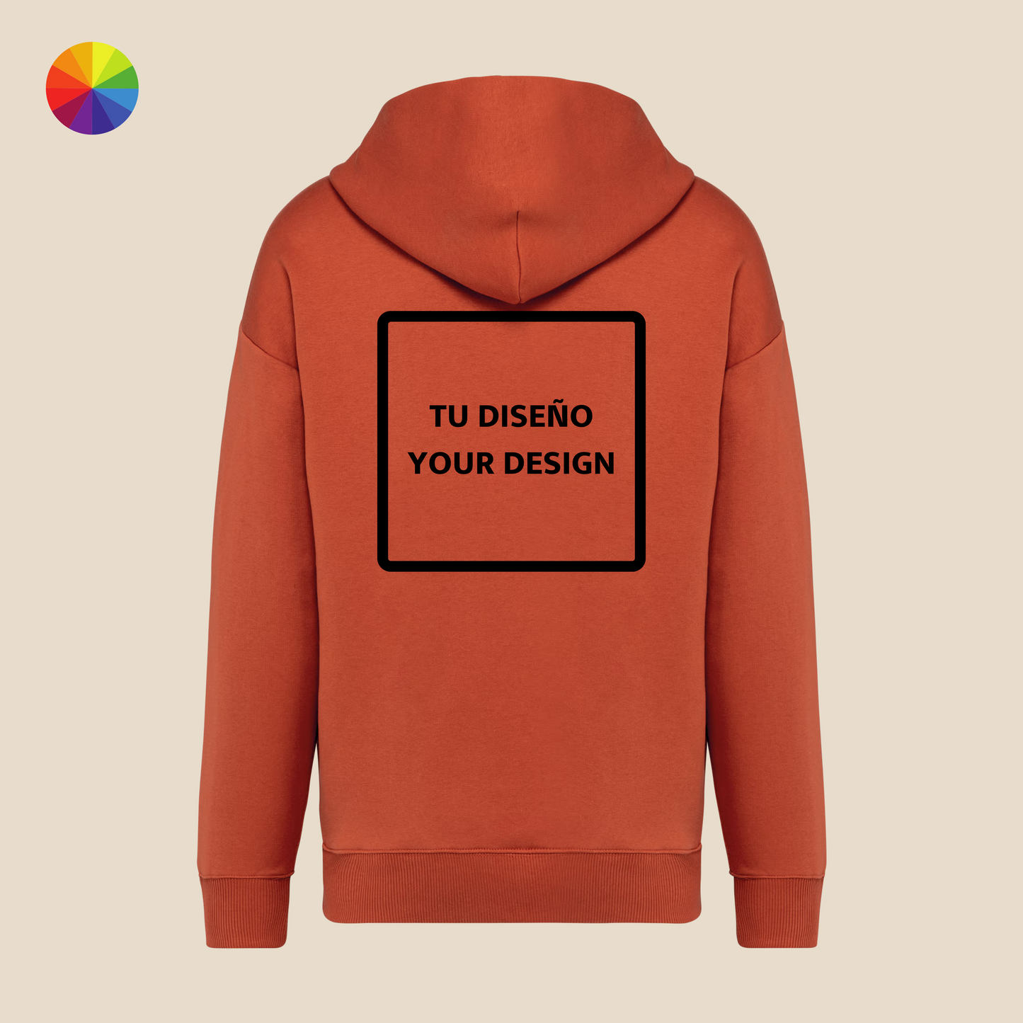 Oversize hoodie "Creative way by IsART" (Click on "all details")