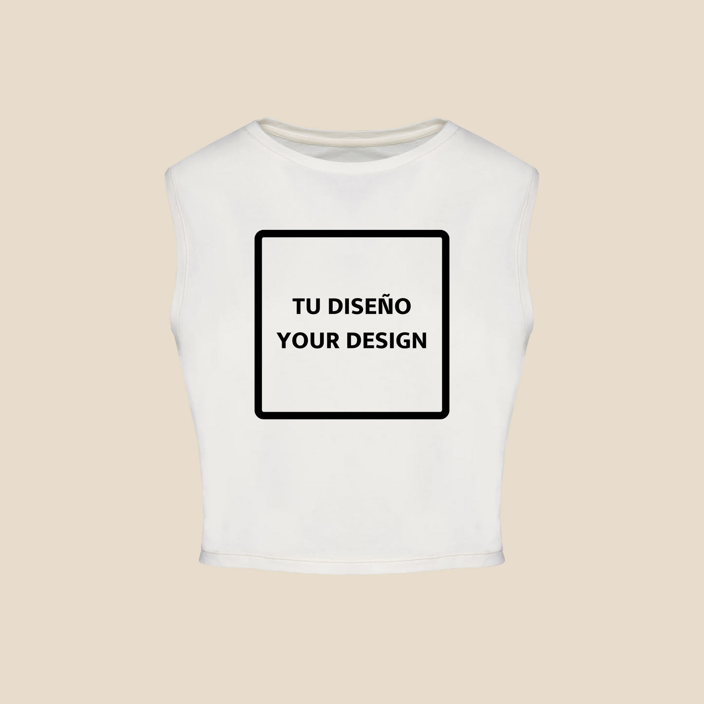 Crop tank top "Creative way by IsART" (Click on "All the details")