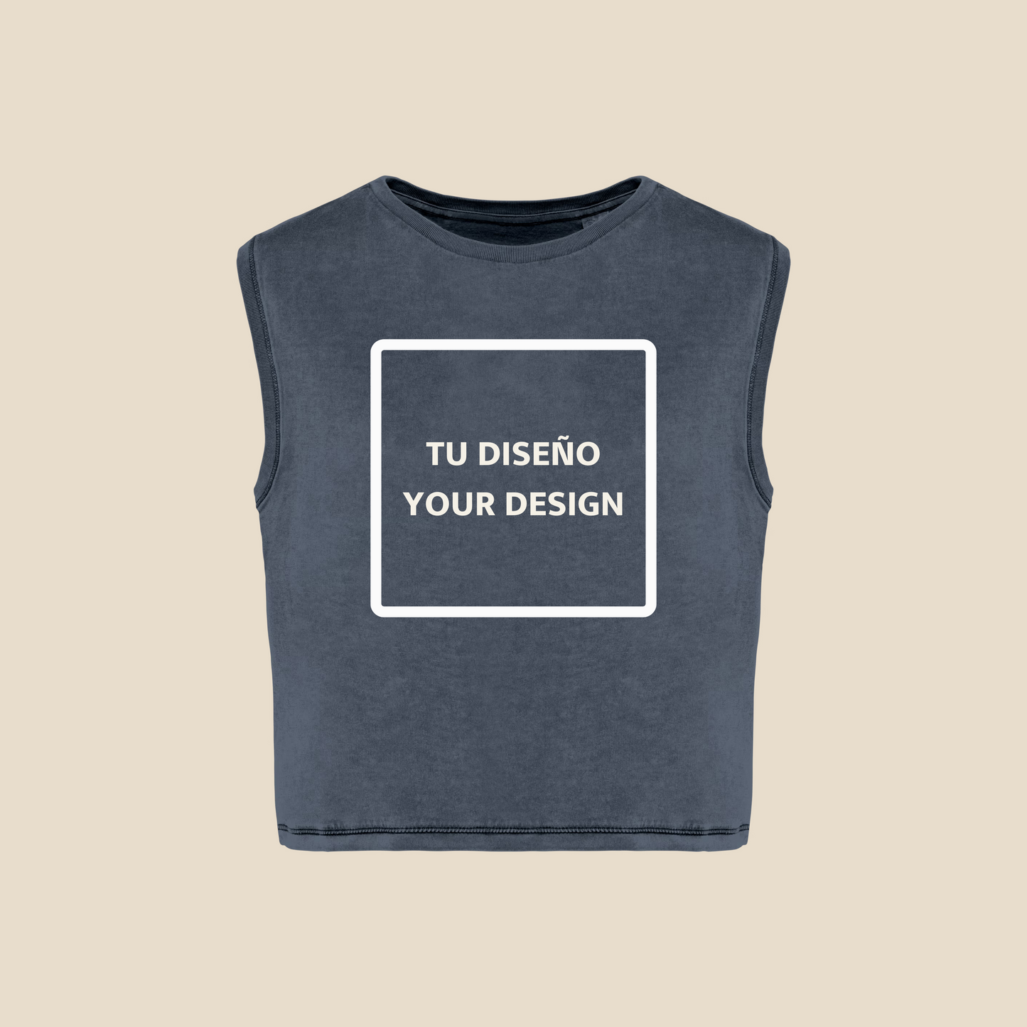 Crop tank top "Creative way by IsART" (Click on "All the details")
