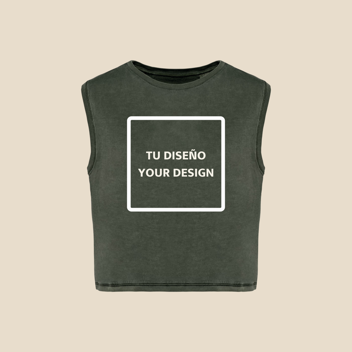 Crop tank top "Creative way by IsART" (Click on "All the details")