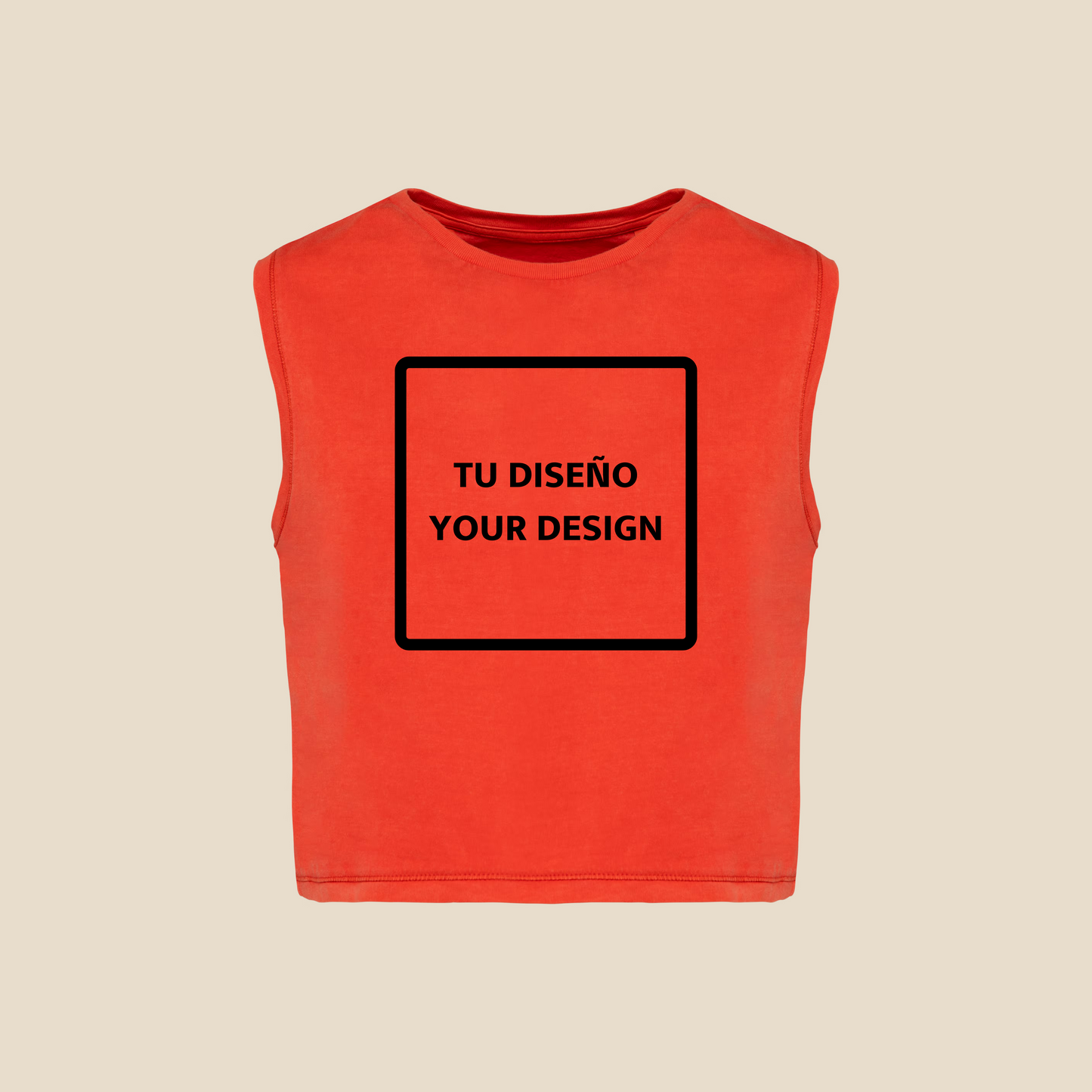 Crop tank top "Creative way by IsART" (Click on "All the details")