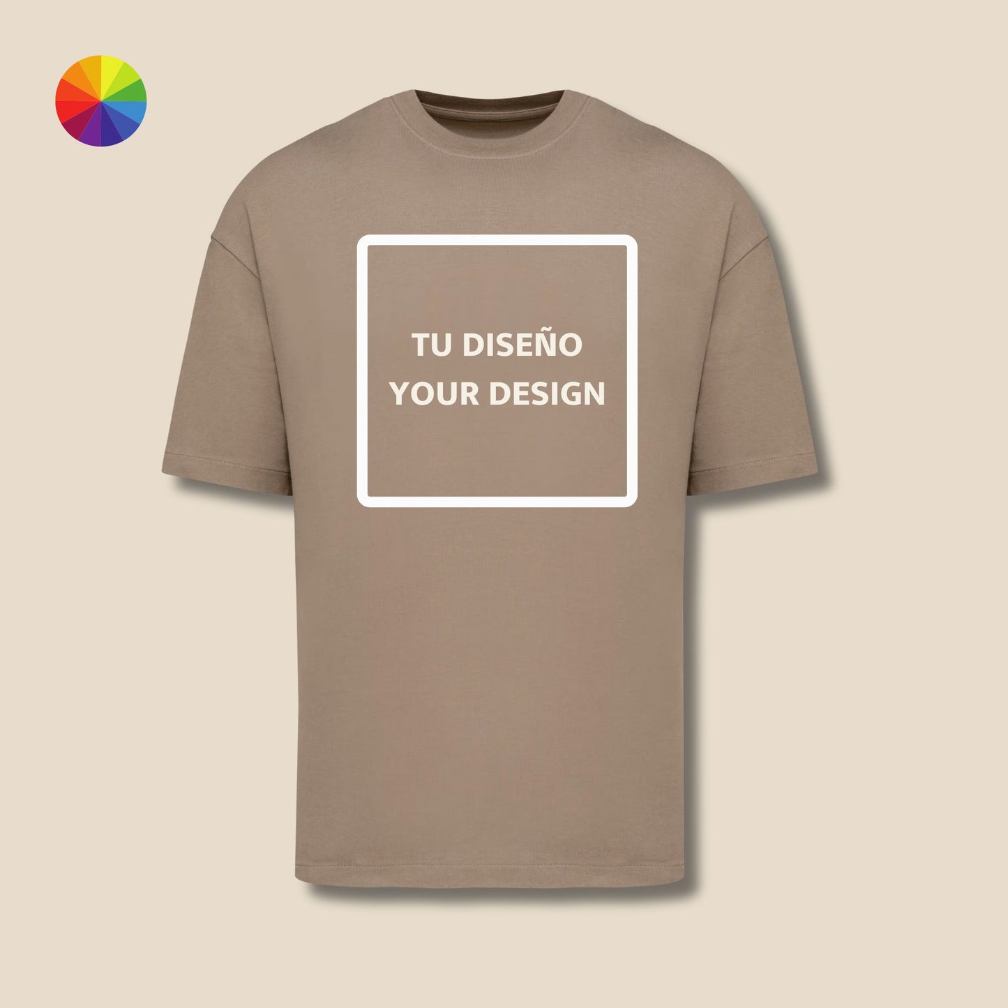 Oversize unisex t-shirt "Creative way by IsART" (Click on "All the details")